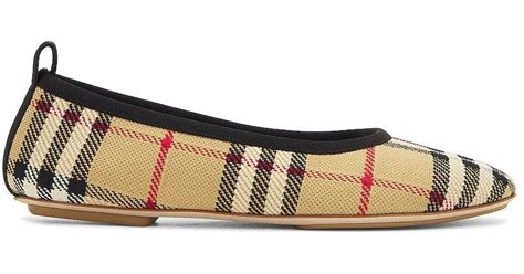 burberry white loafers womens|burberry ballerina flats.